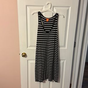 Striped sleeveless dress. XL